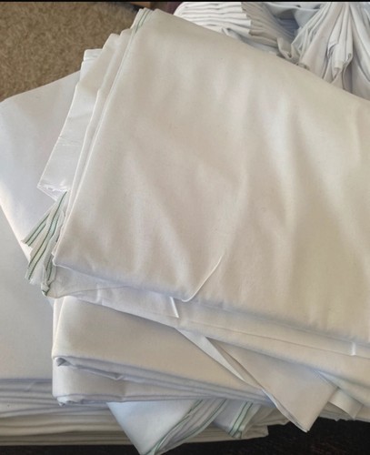 Drap plat blanc 100 coton - blanc,,