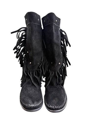 Minnetonka moccasin black - minnetonka,