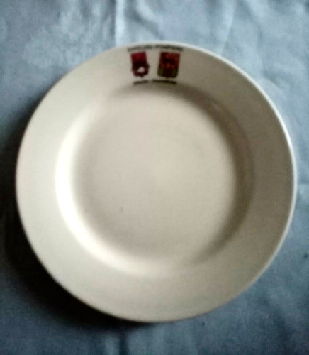 Assiette porcelaine pyroblan - ,