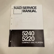 NAD 5240 5220 Compact Disc