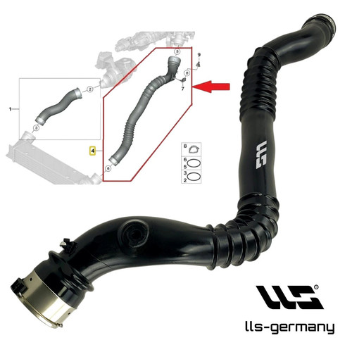 Tuyau intercooler pour bmw - tuyau, d'intercooler