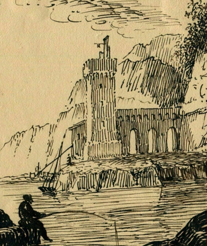 Paysage château français - de,