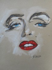 peinture,Marilyn Monroe