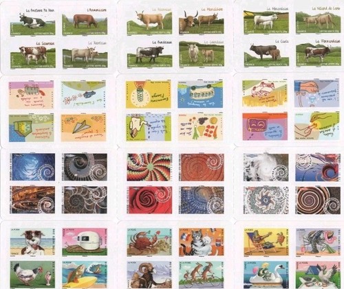 Lot timbres français - ,