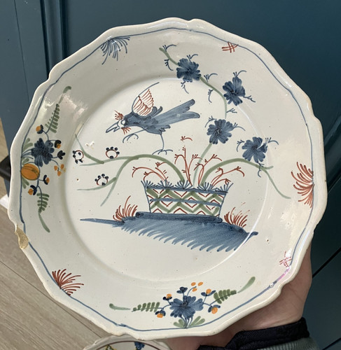 Ancienne assiette faïence - assiette,