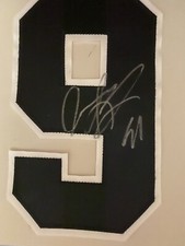 Chicago Bulls Dennis Rodman Signed # 9 For Red Jersey 1on1