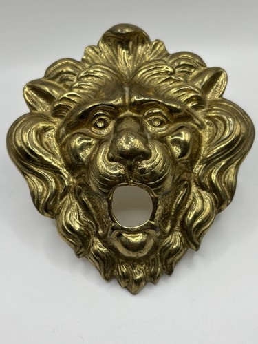 Tête lion décorative en - de,