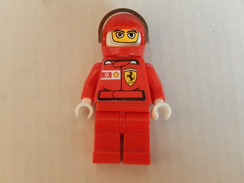 Lego minifigure f1 ferrari - -,