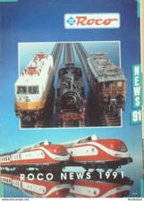 Roco Catalogue (Gare décor ,wagon ,motrice) Allemagne 1991