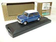 AUSTIN MINI COOPER S MK2 Bleu et Toit Blanc VITESSE L055 C 1:43