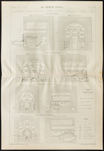 Plan ancien usine gaz - d'usine,