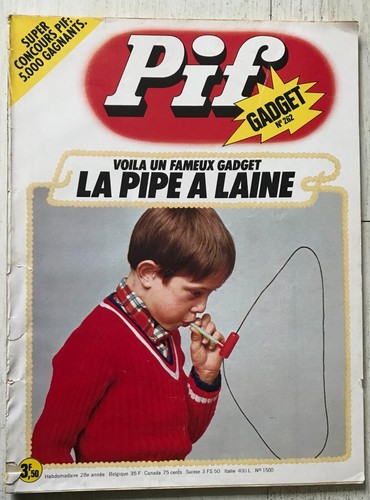 Magazine pif gadget ancien - magazine, n°
