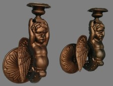 Paire de torchères murales