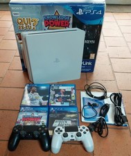 PS4 Slim Glacier White + 2