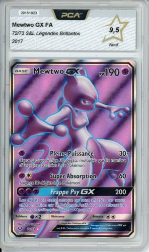 Carte pokémon mewtwo 73 - mewtwo-gx, 72/73