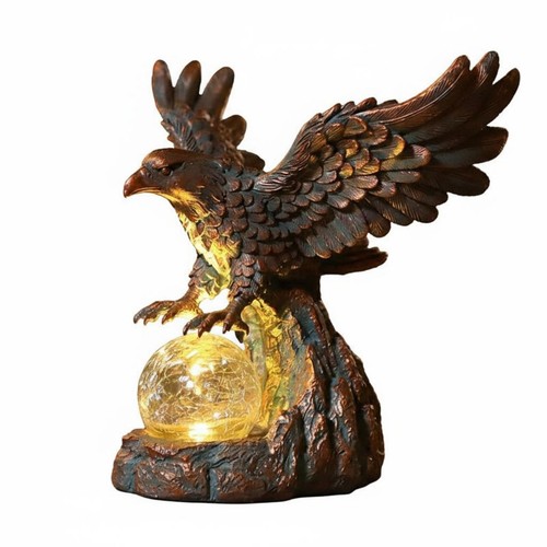 Lampe solaire aigle - lampe, globe