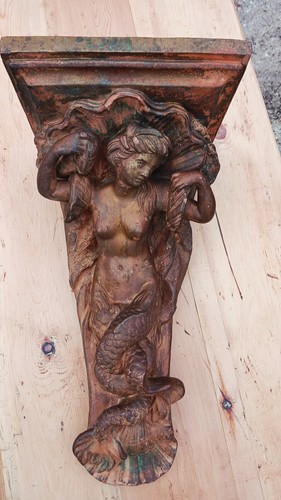 Console murale terre cuite - console,