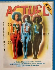 Actuel magazine numéro nul - actuel,