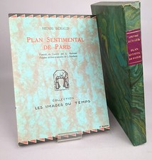 HENRI BÉRAUD PLAN SENTIMENTAL DE PARIS ILL. J. BOULLAIRE EX. NUM. E.O. 1927
