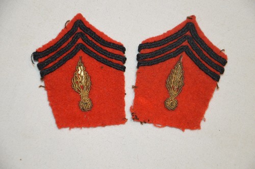 Pattes col officier - pattes, de
