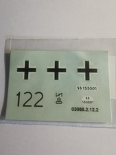 Décalcomanies SOLIDO militaire HANOMAG N°49