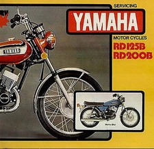 Livre De Réparation Manuelle De Service YAMAHA RD125B RD200B 125 200 RD