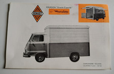 ANCIENNE BROCHURE CARROSSERIE TEILHOL COURPIERE RENAULT ESTAFETTE