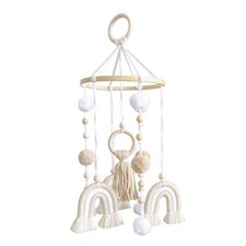 Lit bébé mobile arc-en-ciel