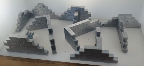 Brick walls 28mm - brick,