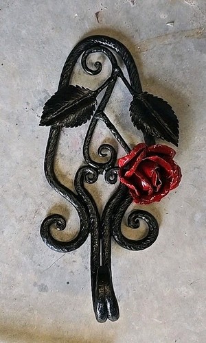 Porte manteau fer forgé - porte,