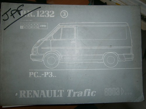 Renault trafic propulsion 1989 - trafic,