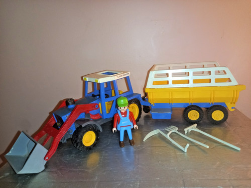 Playmobil tracteur remorque - playmobil,