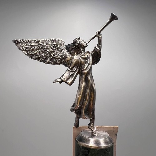 Statue nike vintage argent - statue,