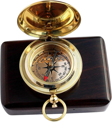 Ancienne boussole poche - boussole,