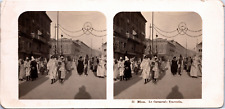 France, Nice, le Carnaval, Travestis, Vintage print, ca.1900, Stéréo Tirage vint