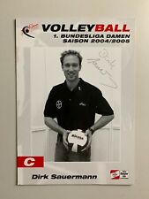 CARTE VOLLEYBALL - TSV BAYER LEVERKUSEN - DIRK SAUERMANN / SIGNE