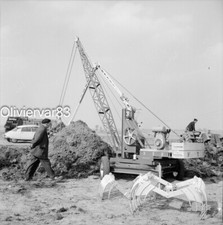 Négatif photo original - grue