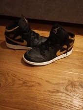 Jordan 1 Black And Gold US 6.5