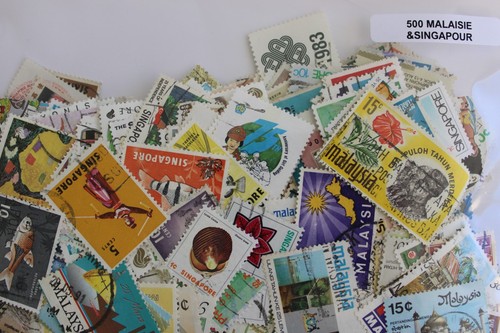 Malaisie singapour 500 - 500, timbres