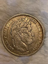 Monnaie argent 5 Frs Louis Philippe 1840 B