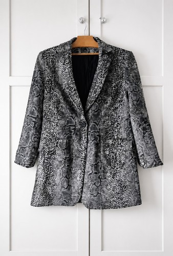 Blazer zara imprimé python - zara,