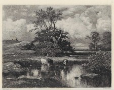 la MARE - Eau-forte par Jules