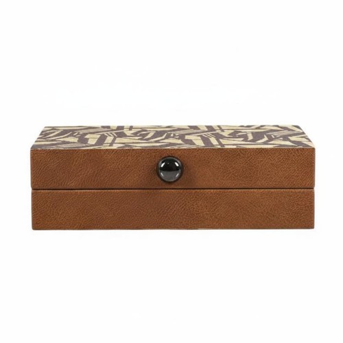 Boîte bijoux cuir - boîte,