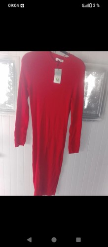 Primark robe pull midi - , rouge
