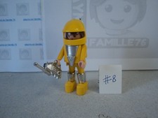 PLAYMOBIL vintage playmospace cosmonaute jaune V2 3509 3534 3535 3536 / 1980 #8