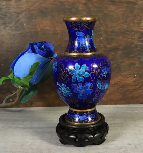 Vase ancien cloisonné - en,