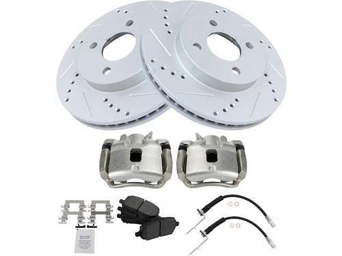 Front brake pad rotor and - front,