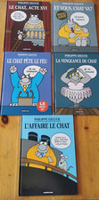 lot 5 BD LE CHAT Casterman PHILIPPE GELUCK /HUMOUR/TTBE