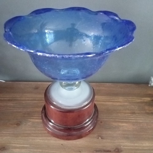 Vase verre soufflé - vase, en