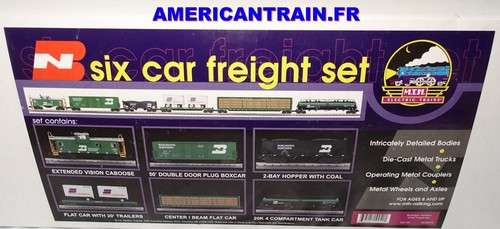 Burlington northern car - northern, 6-car